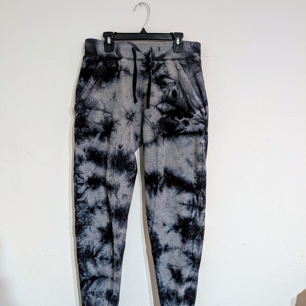 Zine Clothing Tie-Dye Sweatpants - Black and Gray
